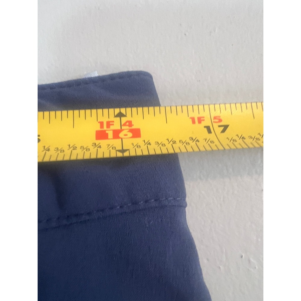 Columbia Navy Blue Roll Up Hiking Pants Womens 12 Long Straight Leg Cargo - Picture 8 of 8
